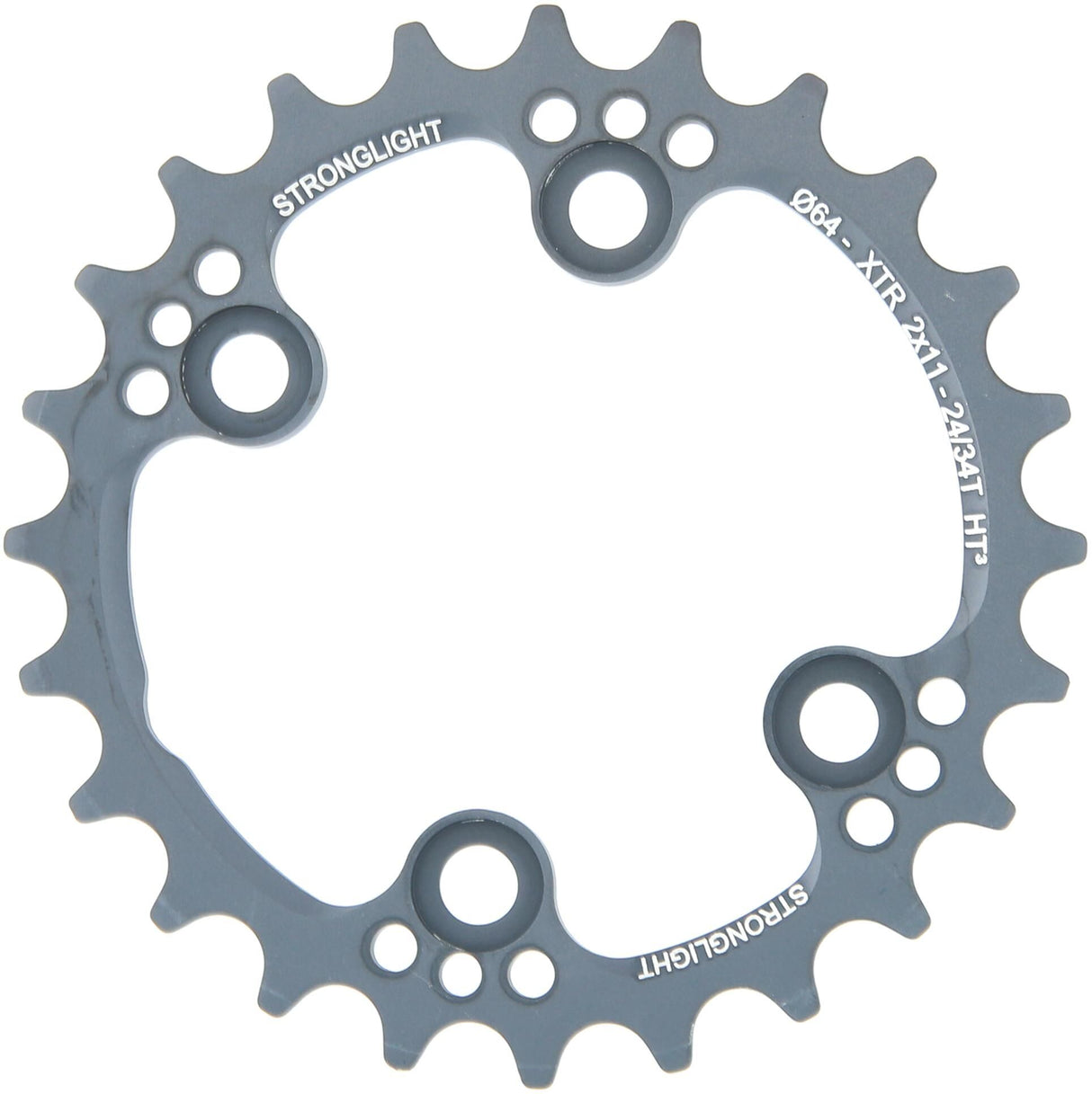 Stronglight mtb kettingblad ht3 mod. 17 chain ring strongl. ht3 24t.,f.xtr fc-m9000 9020