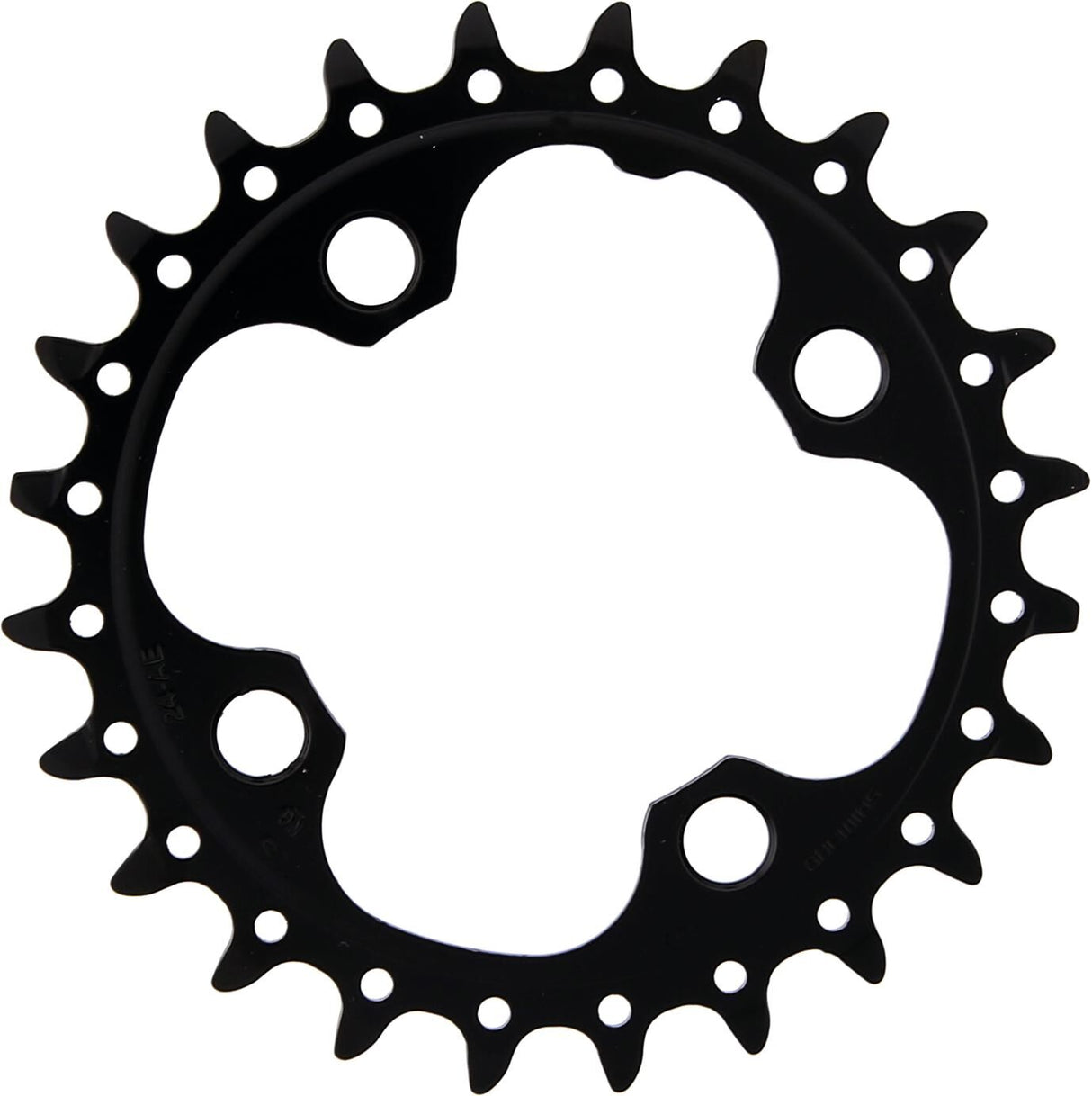 Shimano kettingblad "slx" chain ring shim. slx 24t.ae 4-arm,64mm sil.