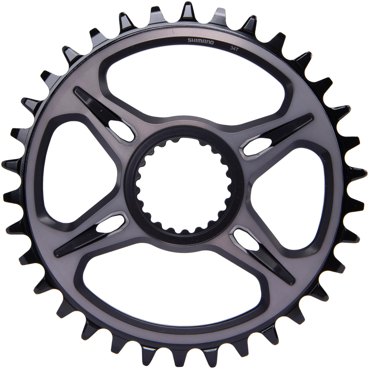 Shimano kettingblad xtr sm-crm95 mod. 19 chain ring shim. xtr 34t.4-arm,fc-m9100