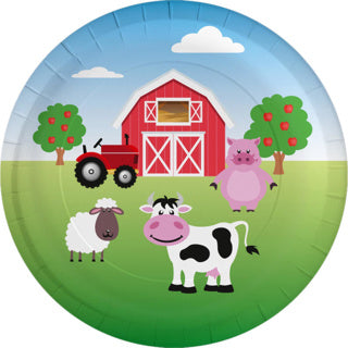Boerderij thema bordjes
