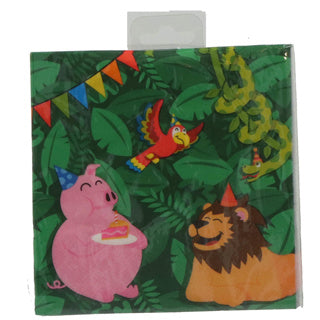 No brand jungle thema servetten