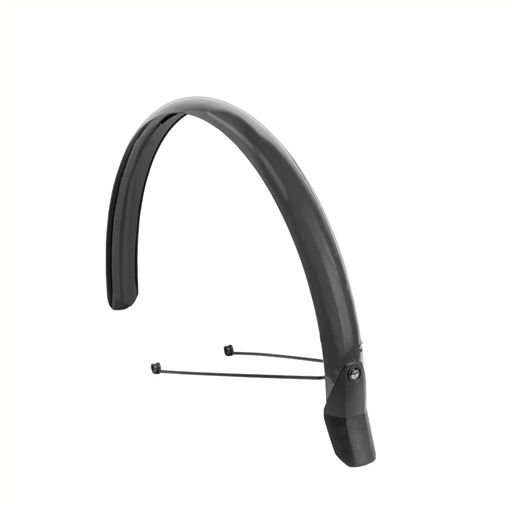 Eurofender lampo achterspartbord 58mm - 28 inch mat zwart
