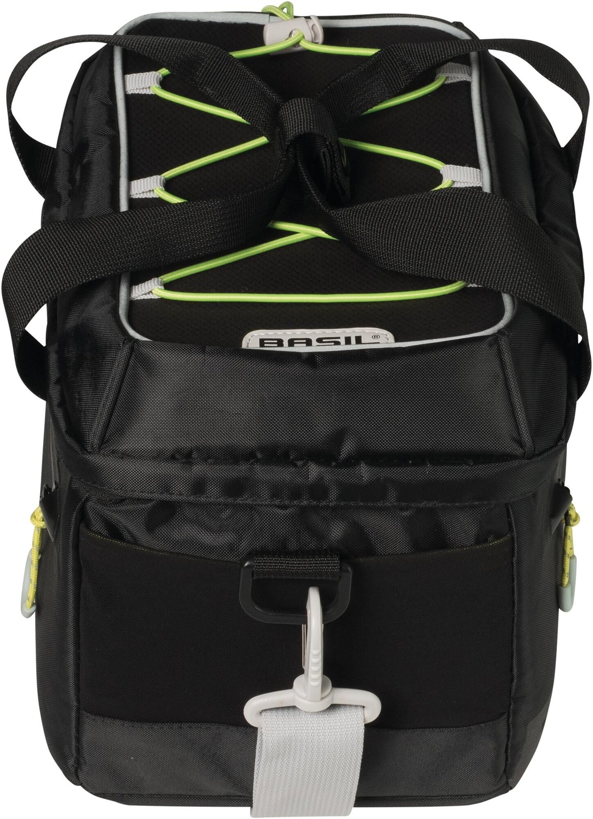 Basil bagagedragertas "miles" trunk bag basil "miles" black lime