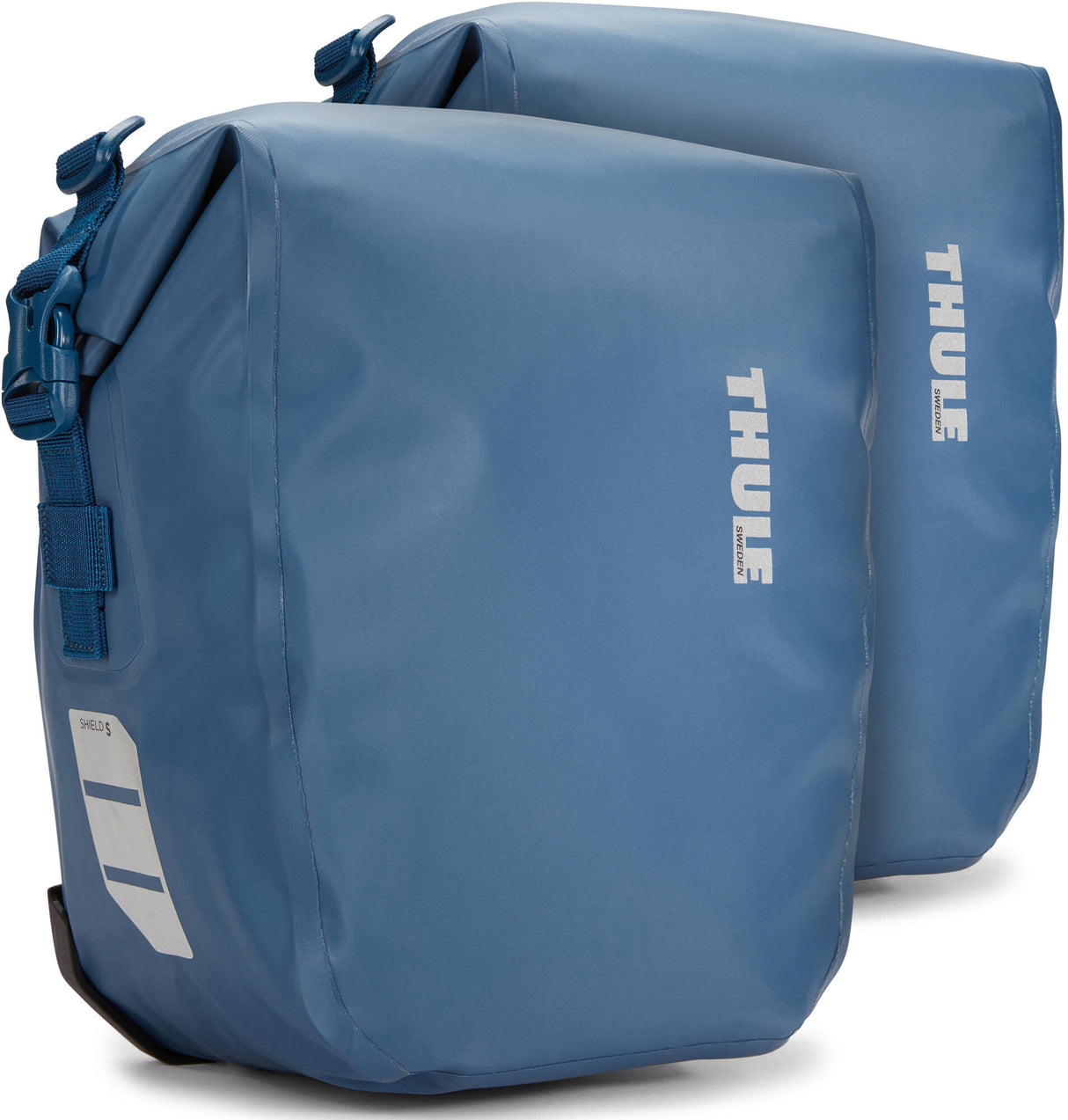 Thule pack'n pedal tas shield pannier small bag shield pannier small blue