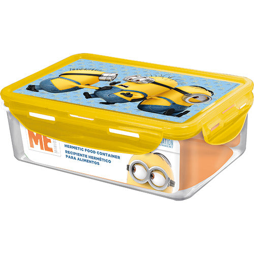 Minions bewaardoos met clips 1070ml