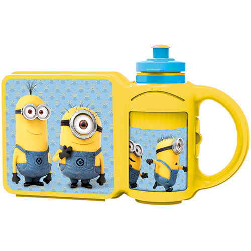 Minions combi set lunchbox en drinkfles