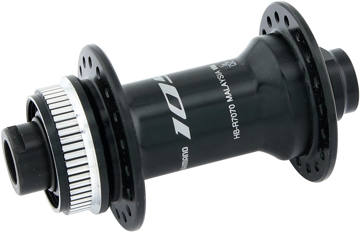 Shimano voornaaf "105 hb-r7070" shim.fr.hub 105 r7070 32h cl 100/12mm bl.oe