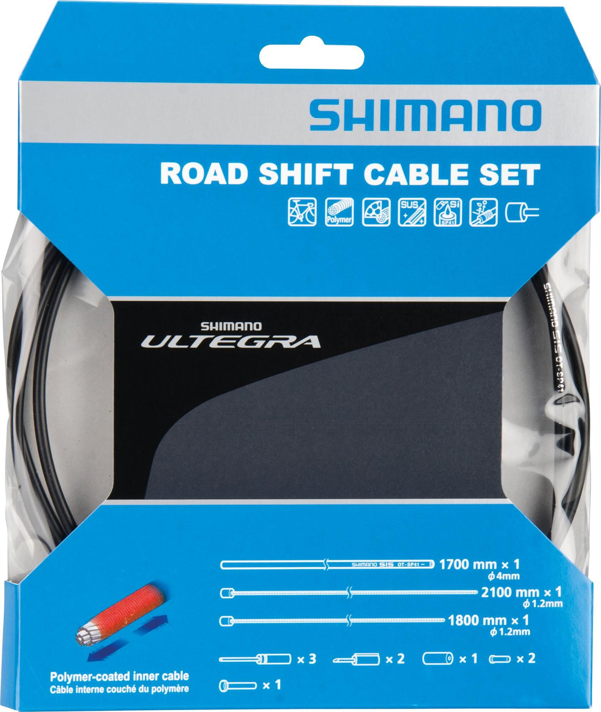 Shimano derailleurkabel set shim.derail.cab.set ult bl.
