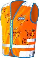 Wowow reflectievest kids comic veggie maat m oranje