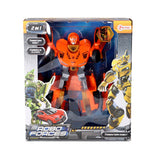 Robot verander auto 21 cm 4 assorti