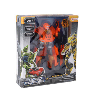 Robot verander auto 21 cm 4 assorti