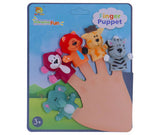 Overige merken vingerpoppen dinos 5 stuks