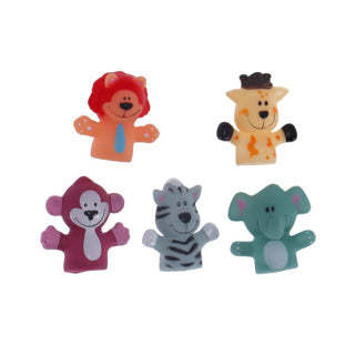 Overige merken vingerpoppen dinos 5 stuks