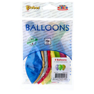 Ballon metallic 35 cm assorti