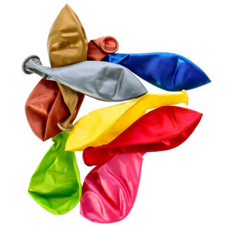 Ballon metallic 35 cm assorti