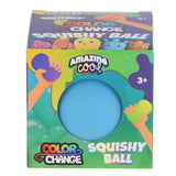 Amazing cool fidget squishy color change bal 6,5 cm assorti