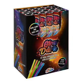 Grafix glowsticks 15 stuks in tube