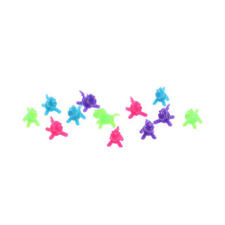 No brand unicorn kruipende sticky raamlopers 12 stuks