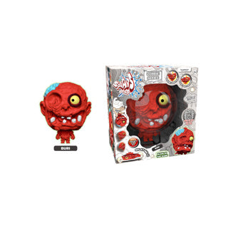 Btf splats head red zombie 11 cm