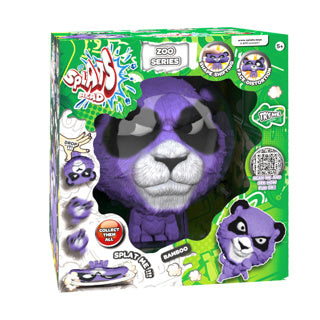 Btf splats head purple wolf 11 cm