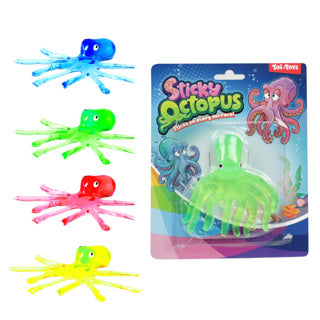 Toi-toys raamkruiper sticky octopus 4 assorti