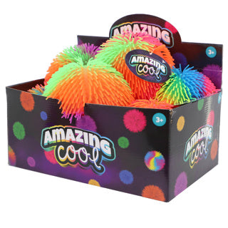 Amazing cool pufferbal 20 cm rainbow assorti