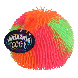 Amazing cool pufferbal 20 cm rainbow assorti