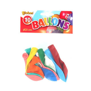 Ballon kleuren 10 stuks 21 cm assorti