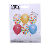 Ballonnenmix Regenboog, 6st.