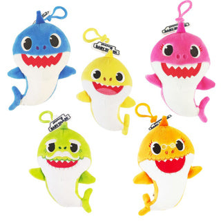Babyshark pluche sleutelhanger assorti