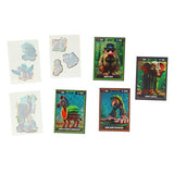 Kidz brainrot holografische kaarten + tatoeages