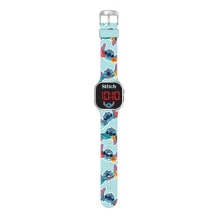 Accutime horloge stitch led stitch turquoise