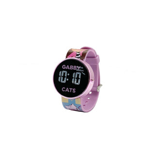 Accutime gabby's poppenhuis horloge led rond, verwisselbare batterij