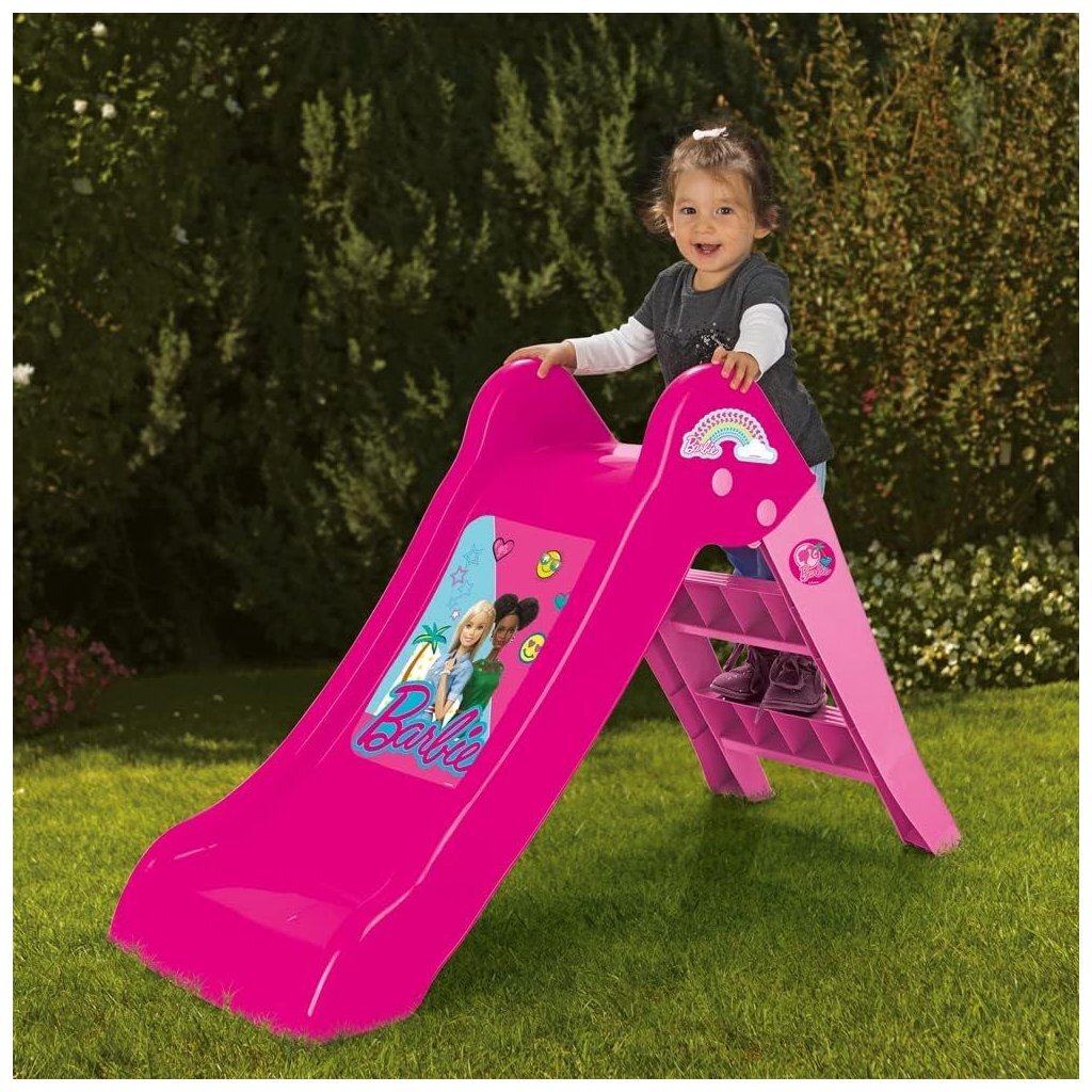 Dolu barbie glijbaan 70x111x47 cm roze