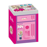 Dolu barbie koelkast + geluid roze paars