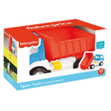 Dolu fisher price kiepwagen wit blauw rood