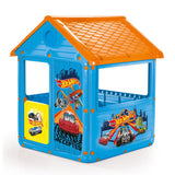 Dolu hot wheels speelhuis 125x100x104 cm blauw oranje