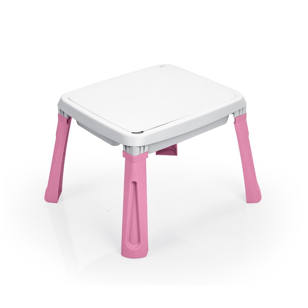Dolu zand-watertafel + accessoires roze wit