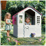 Dolu speelhuis wit roze
