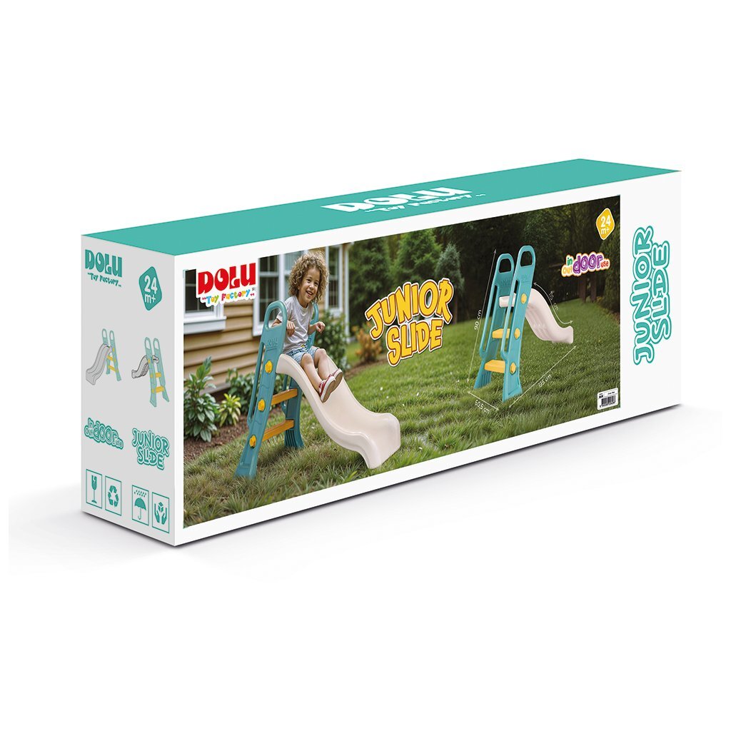Dolu glijbaan 60.5x135x90 cm wit groen