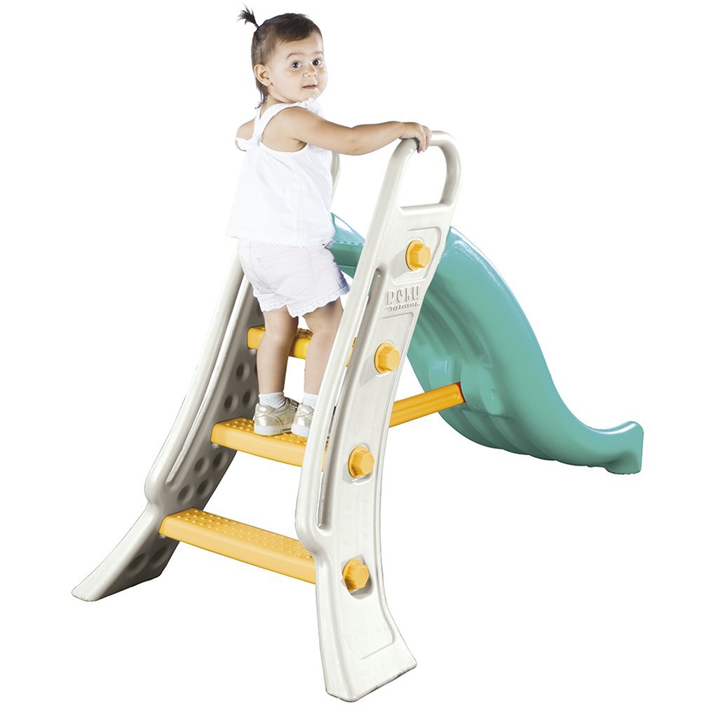 Dolu big waterglijbaan 145x166x78 cm wit groen