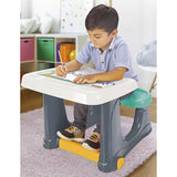 Dolu 2663 bureau voor kinderen 50x77x57 grijs blauw wit