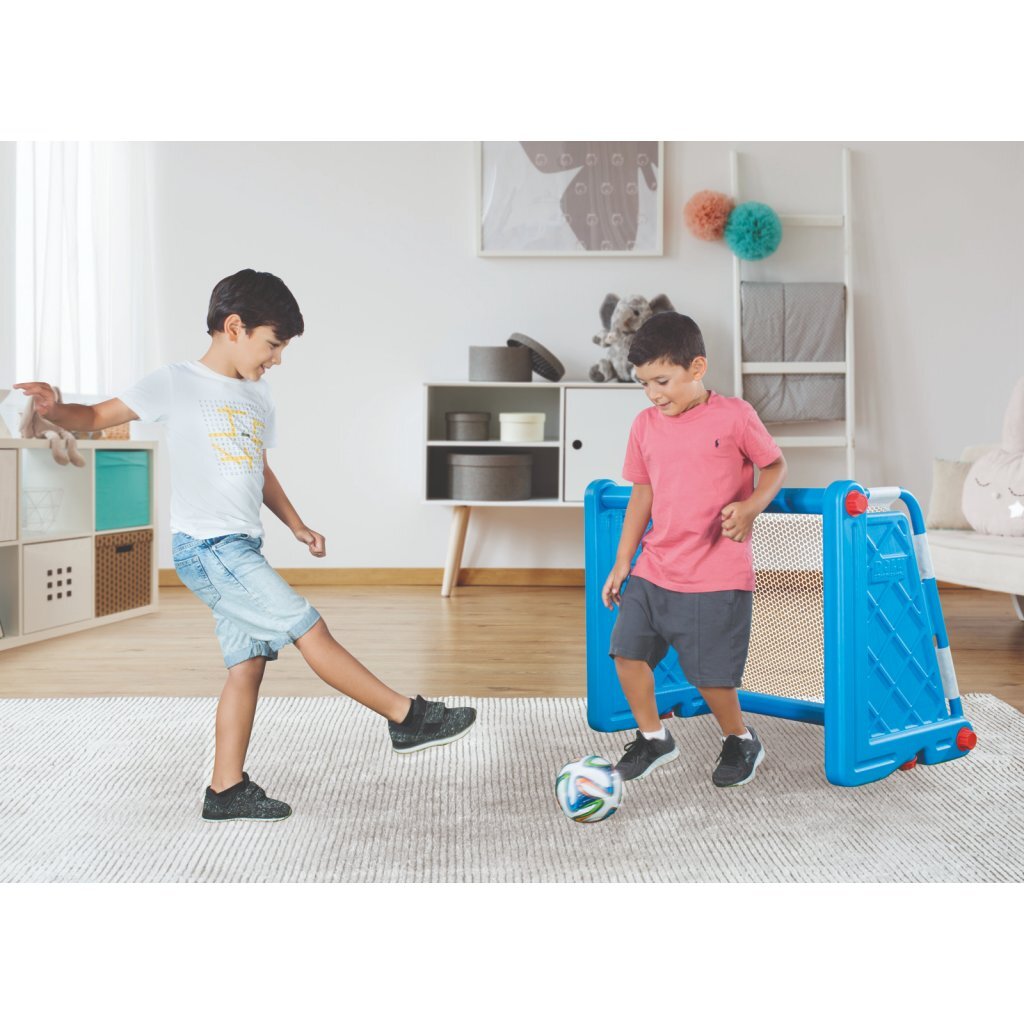 Dolu voetbal goal 100x75x55 cm blauw