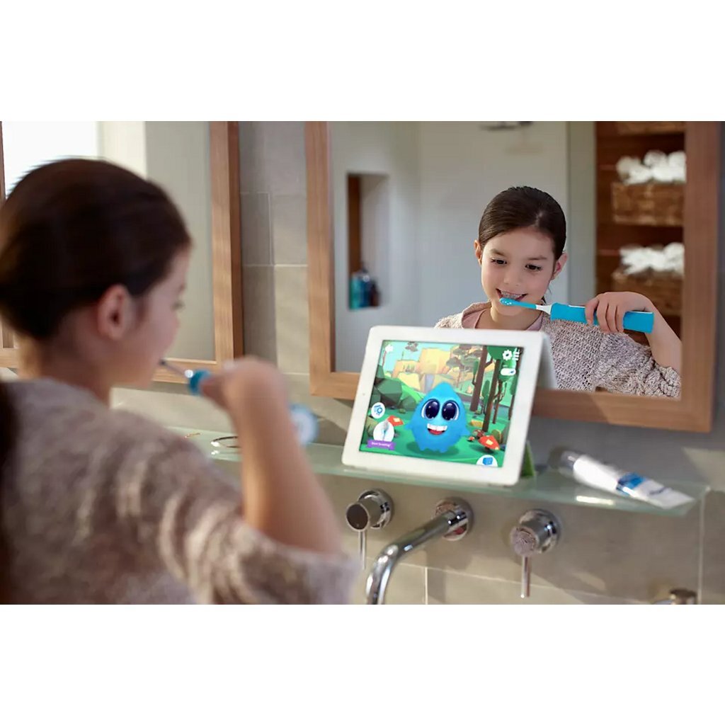 Philips hx6322 04 sonicare for kids elektrische tandenborstel groen wit
