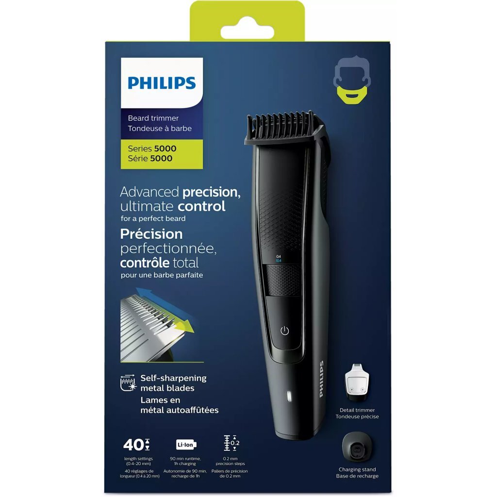 Philips bt5515 15 series 5000 baardtrimmer zwart