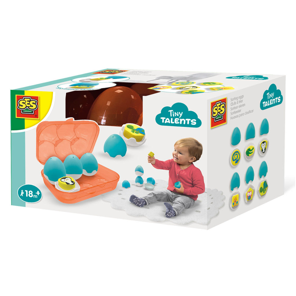 Ses tiny talents sorteer eieren