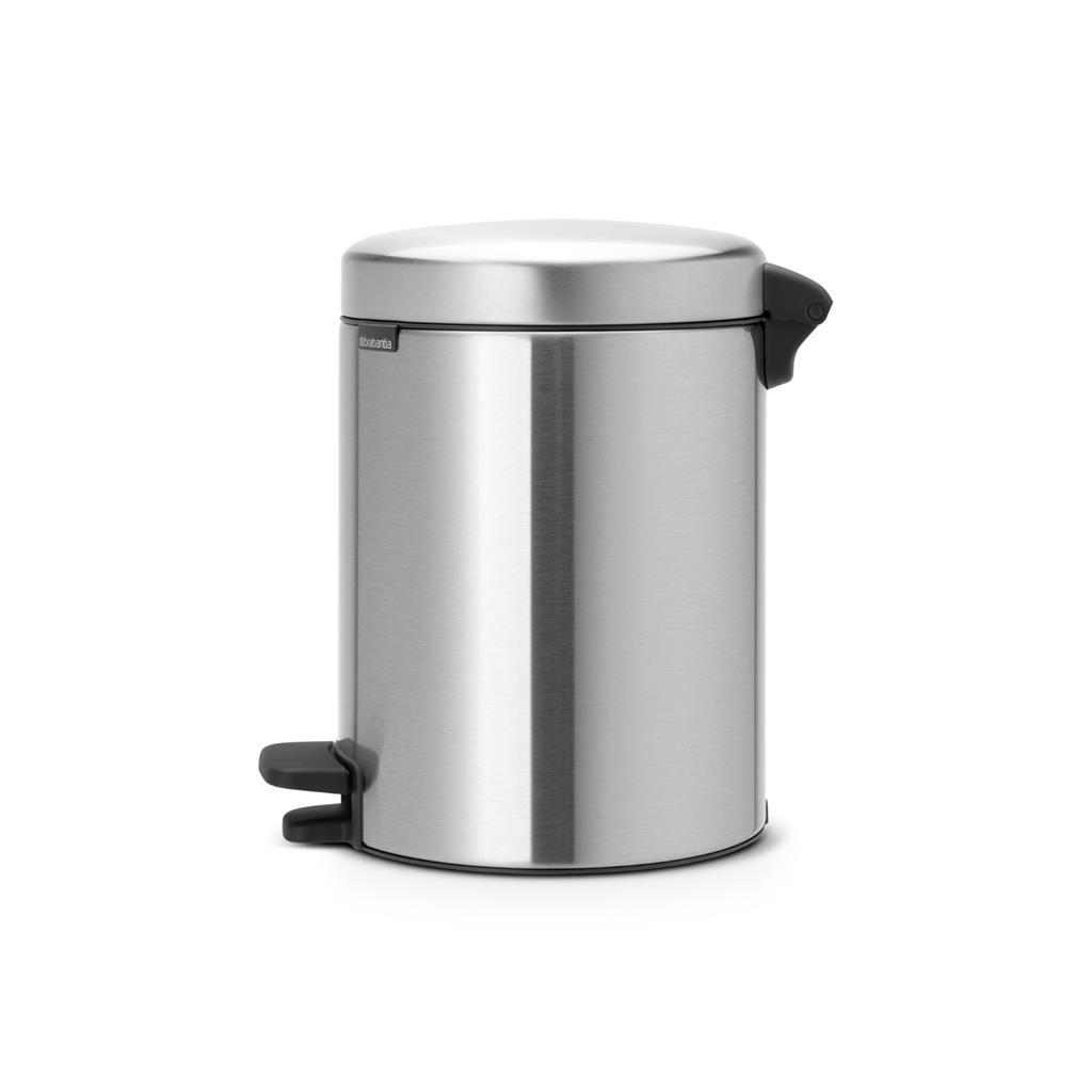Brabantia pedaalemmer newicon 5l mat staal