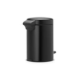 Brabantia newicon pedaalemmer 3l mat zwart
