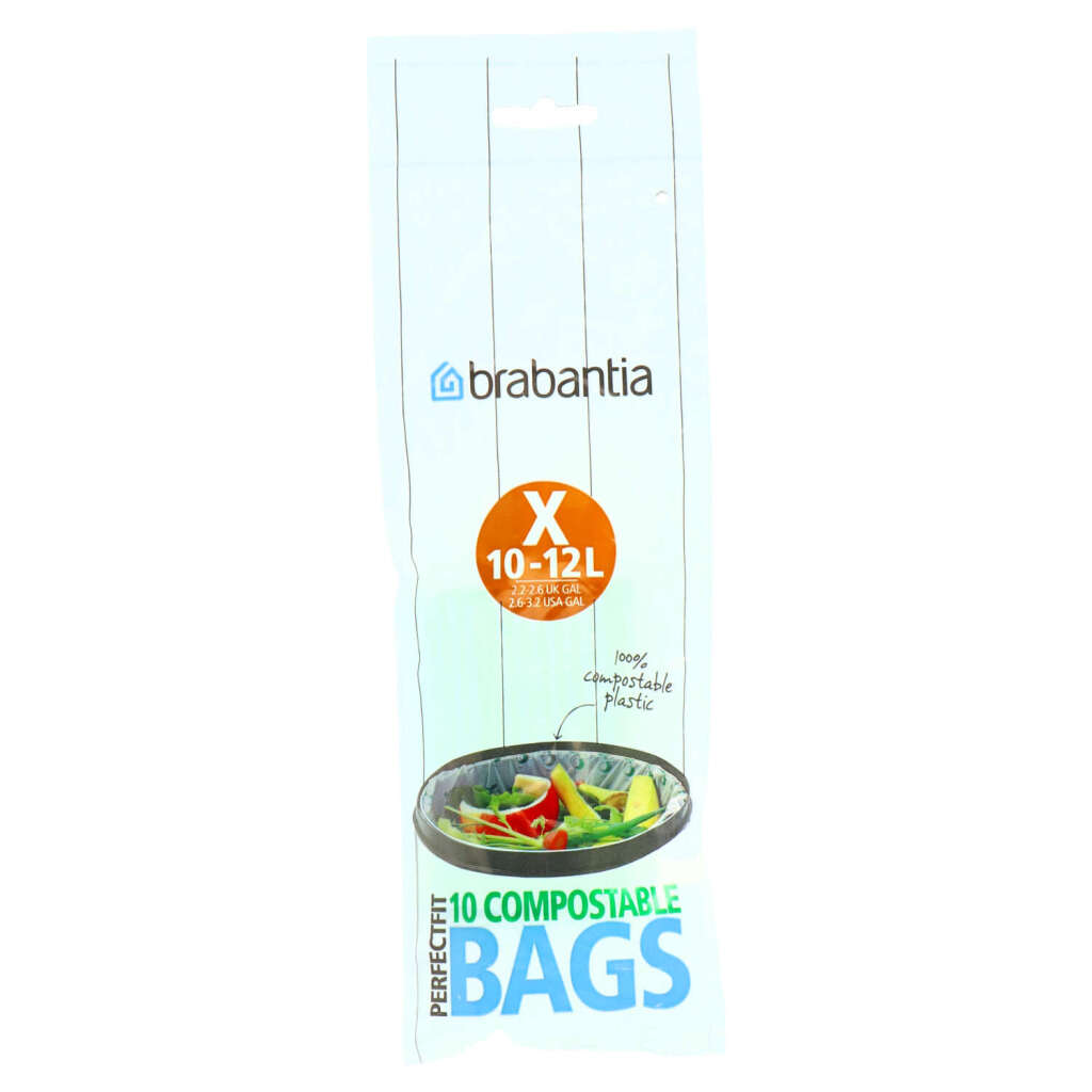 Brabantia perfectfit composteer x afvalzakken 10-12l 10 stuks