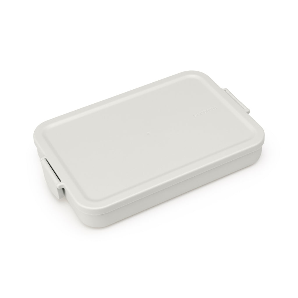 Brabantia make take lunchbox plat m lichtgrijs